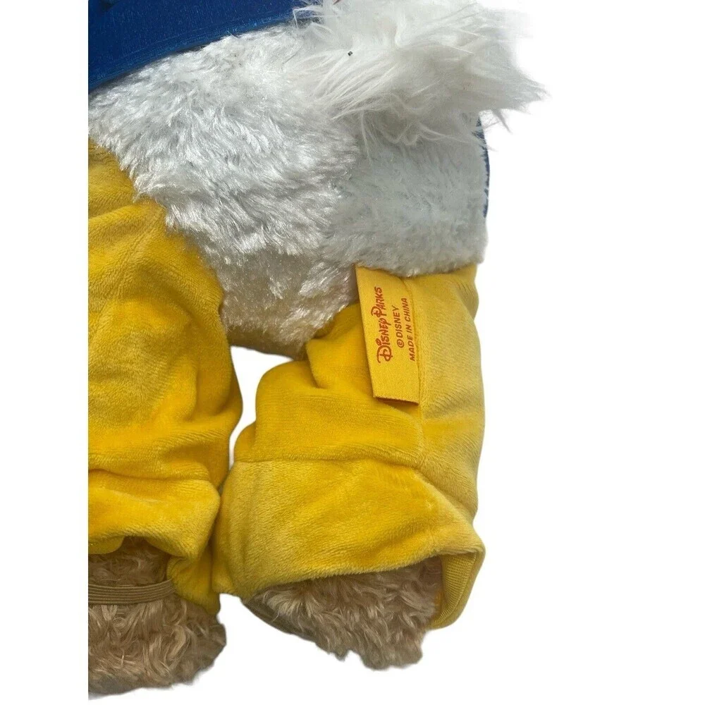 Disney Parks Duffy The Disney Bear Dressed As Donald Duck 17” Stuffed Animal Toy